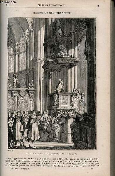 LE MAGASIN PITTORESQUE - Livraison n°011 - Un sermon au …