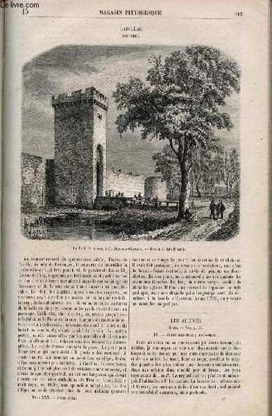 LE MAGASIN PITTORESQUE - Livraison n°015 - Cadillac (Gironde).
