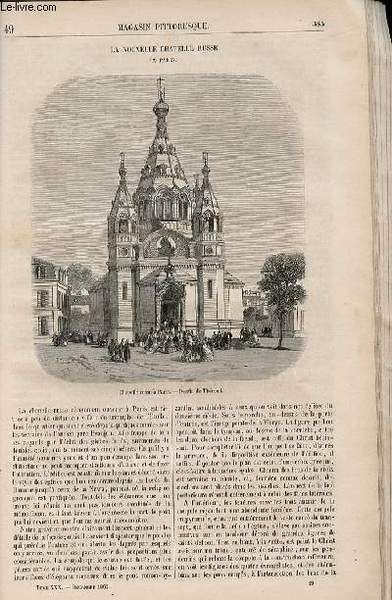 LE MAGASIN PITTORESQUE - Livraison n°049 - La nouvelle chapelle …