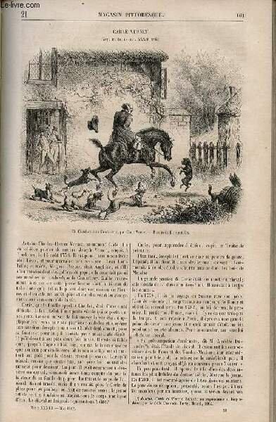 LE MAGASIN PITTORESQUE - Livraison n°021 - Carle vernet.