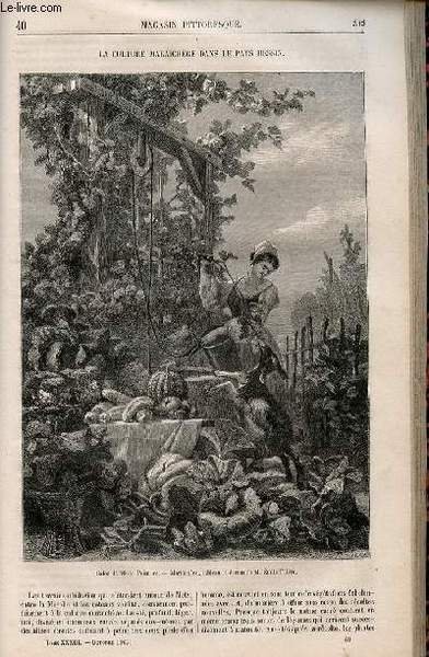 LE MAGASIN PITTORESQUE - Livraison n°040 - La culture maraichère …