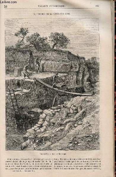 LE MAGASIN PITTORESQUE - Livraison n°050 - Le carrier de …