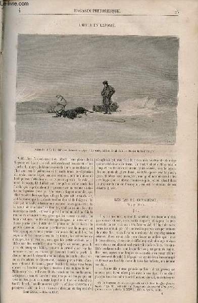 LE MAGASIN PITTORESQUE - Livraison n°004 - L'hiver en laponie.