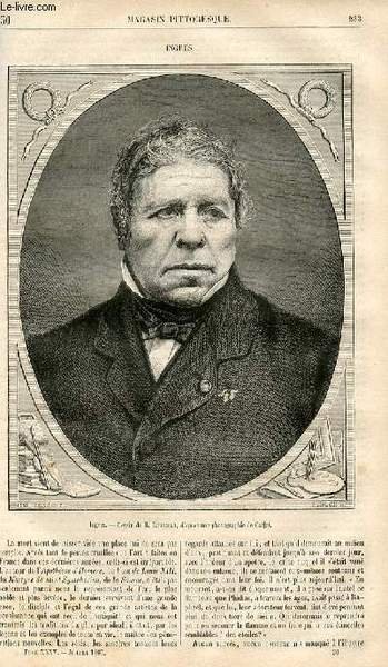 LE MAGASIN PITTORESQUE - Livraison n°030 - Ingres,à suivre.