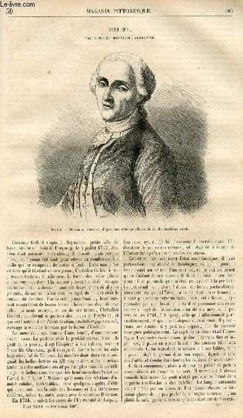 LE MAGASIN PITTORESQUE - Livraison n°039 - Gellert, fabuliste et …