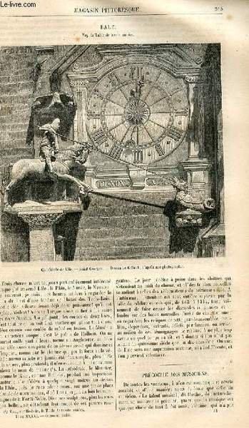 LE MAGASIN PITTORESQUE - Livraison n°044 - Bale.