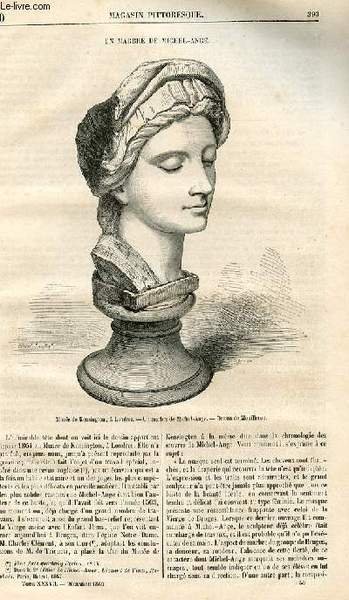 LE MAGASIN PITTORESQUE - Livraison n°050 - Un marbre de …