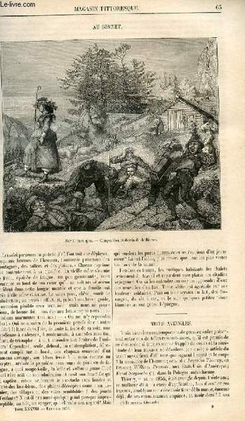 LE MAGASIN PITTORESQUE - Livraison n°009 - Au sommet.