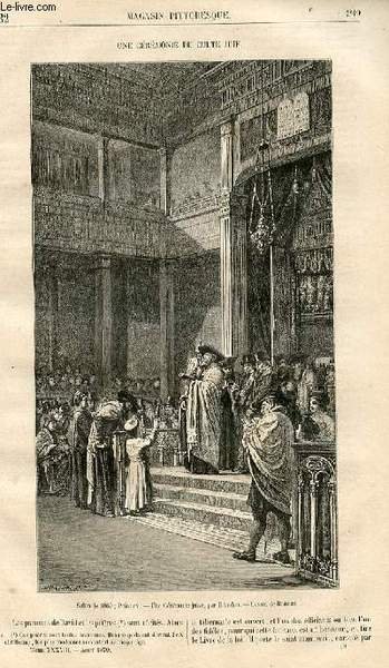 LE MAGASIN PITTORESQUE - Livraison n°032 - Une cérémonie du …