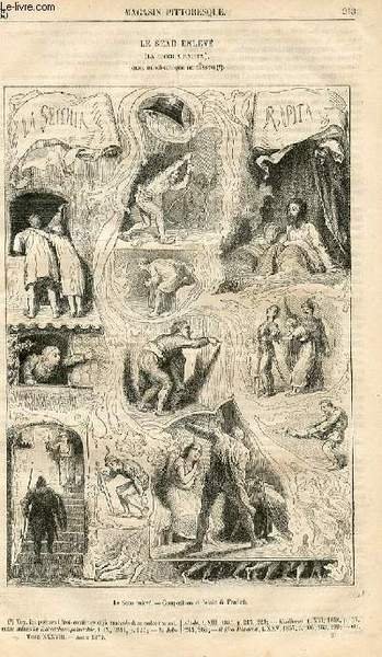 LE MAGASIN PITTORESQUE - Livraison n°035 - Le seau enlevé (la secchia rapita), poèe héroï-comique de Tassoni.