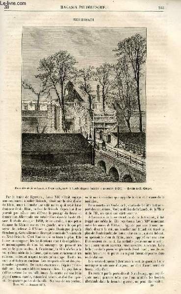 LE MAGASIN PITTORESQUE - Livraison n°30 - Neubrisach.