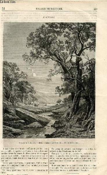 LE MAGASIN PITTORESQUE - Livraison n°51 - L'automne.