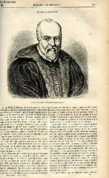 LE MAGASIN PITTORESQUE - Livraison n°16 - Ulysse Aldrovandi. | Immagine principale