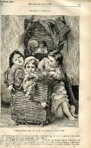 LE MAGASIN PITTORESQUE - Livraison n°21 - Une hottée d'enfants.