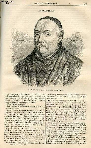 LE MAGASIN PITTORESQUE - Livraison n°35 - Les bollandistes,à suivre.