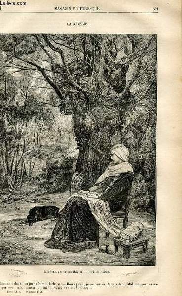 LE MAGASIN PITTORESQUE - Livraison n°41 - La rêverie.