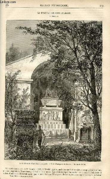 LE MAGASIN PITTORESQUE - Livraison n°35 - Le tombeau de …