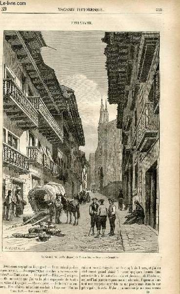 LE MAGASIN PITTORESQUE - Livraison n°39 - Fontarabie.