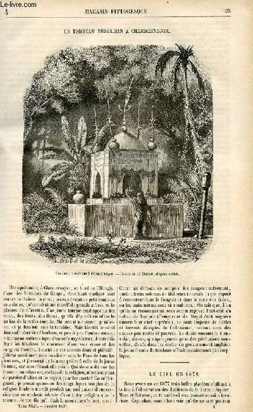 LE MAGASIN PITTORESQUE - Livraison n°04 - Un tombeau musulman …