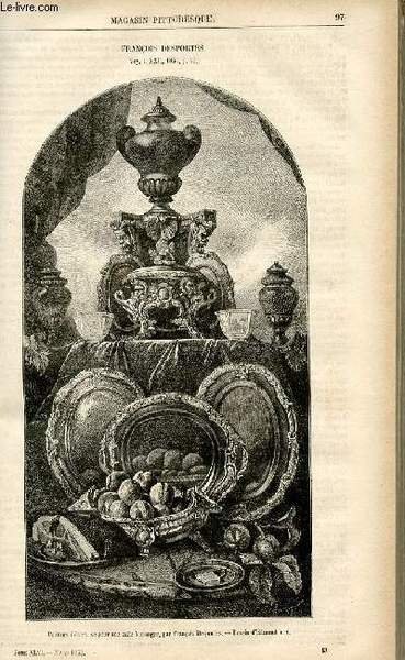 LE MAGASIN PITTORESQUE - Livraison n°13 - François Desportes.