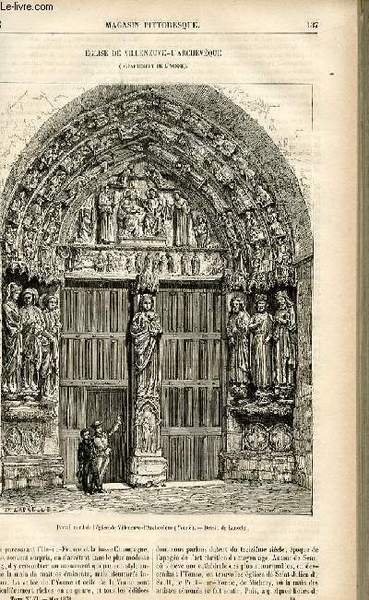 LE MAGASIN PITTORESQUE - Livraison n°18 - Eglise de Villeneuve …