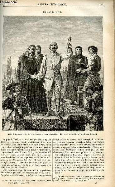 LE MAGASIN PITTORESQUE - Livraison n°24 - Le major Davel.