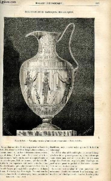 LE MAGASIN PITTORESQUE - Livraison n°15 - Incrustations et damasquinures …