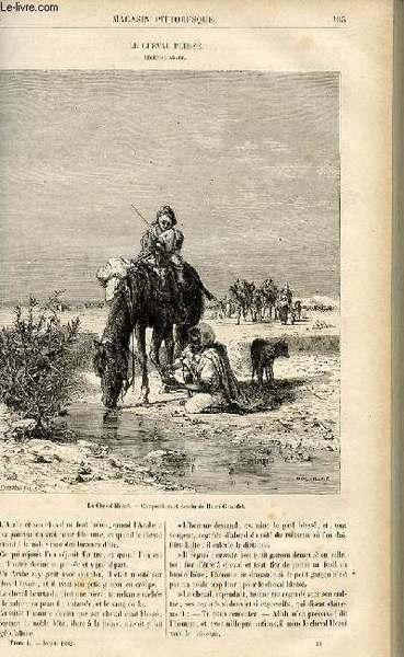 LE MAGASIN PITTORESQUE - Livraison n°14 - Le cheval blessé, …