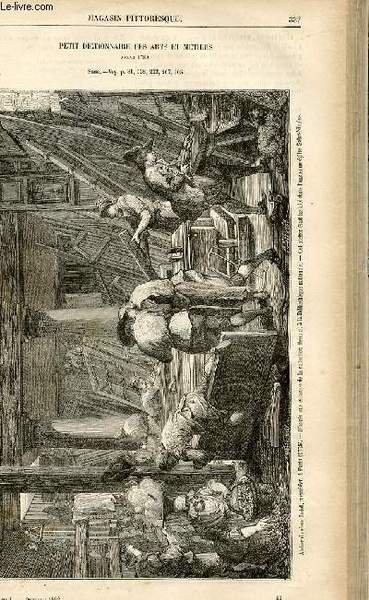 LE MAGASIN PITTORESQUE - Livraison n°43 - Petit dictionnaire des …