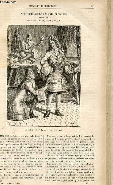 LE MAGASIN PITTORESQUE - Livraison n°47 - Petit dictionnaire des …