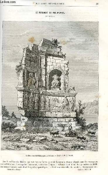 LE MAGASIN PITTORESQUE - Livraison n°04 - Le monument de …