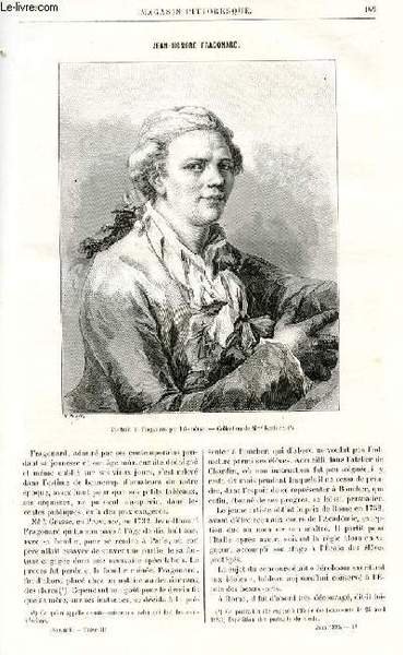 LE MAGASIN PITTORESQUE - Livraison n°11 - Jean Honoré Fragonard. | Immagine principale