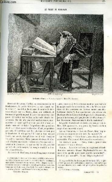 LE MAGASIN PITTORESQUE - Livraison n°14 - Le Faust de …