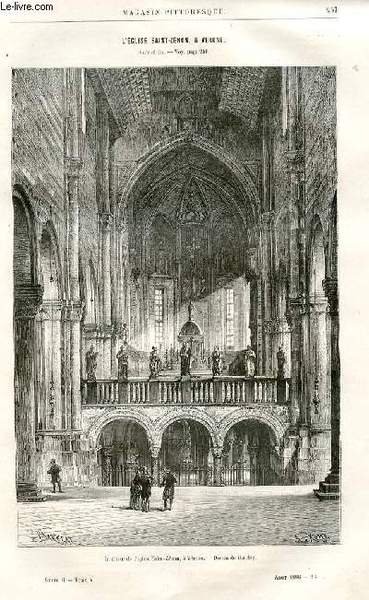 LE MAGASIN PITTORESQUE - Livraison n°16 - L'église Saint Zénon, à Vérone, suite et fin par Maxime Hélène.