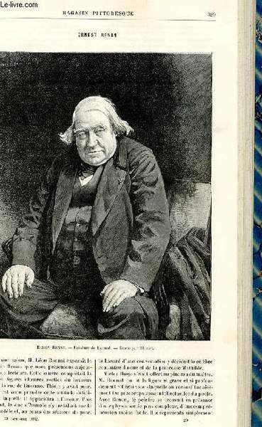 LE MAGASIN PITTORESQUE - Livraison n°20 - Ernest Renan.