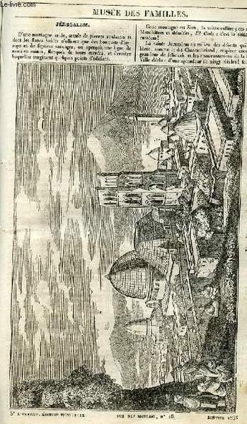 Le musée des familles - lecture du soir - 1ère série - livraison n°05 - Jérusalem.