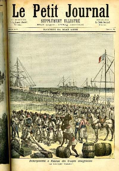 LE PETIT JOURNAL - supplément illustré numéro 78 - DEBARQUEMENT …