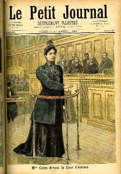 LE PETIT JOURNAL - supplément illustré numéro 123 - MME …