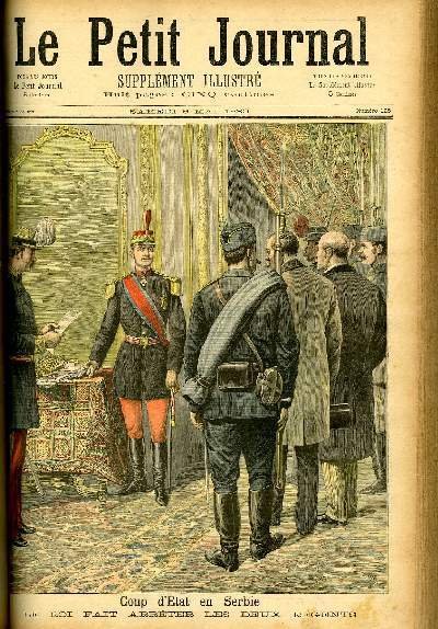 LE PETIT JOURNAL - supplément illustré numéro 128 - COUP …