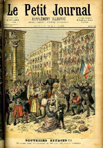 LE PETIT JOURNAL - supplément illustré numéro 129 - SOUVENIRS …