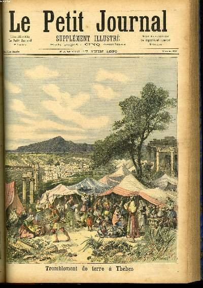 LE PETIT JOURNAL - supplément illustré numéro 134 - TREMBLEMENT …