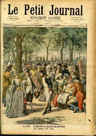 LE PETIT JOURNAL - supplément illustré numéro 191 - UN …