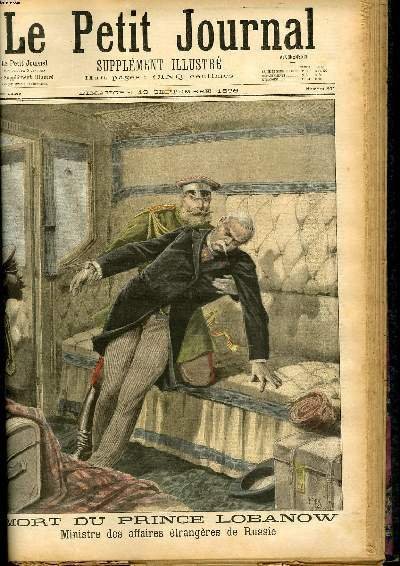 LE PETIT JOURNAL - supplément illustré numéro 304 - MORT …