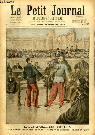 LE PETIT JOURNAL - supplément illustré numéro 380 - L'AFFAIRE …