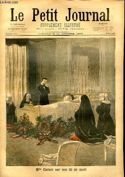 LE PETIT JOURNAL - supplément illustré numéro 413 - MME …