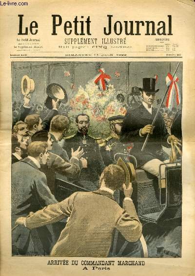 LE PETIT JOURNAL - supplément illustré numéro 447 - ARRIVEE …