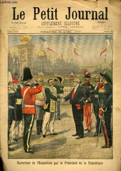 LE PETIT JOURNAL - supplément illustré numéro 492 - OUVERTURE …