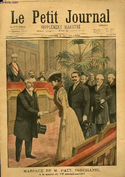 LE PETIT JOURNAL - supplément illustré numéro 537 - MARIAGE …