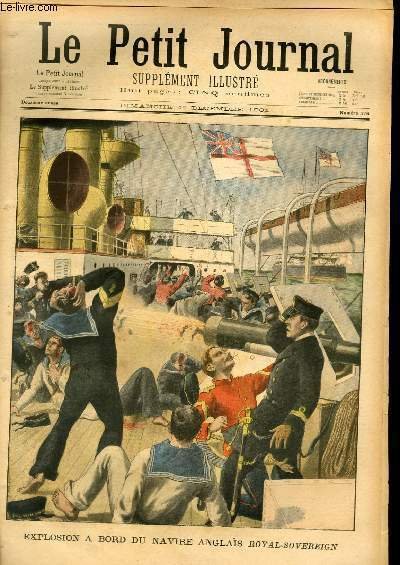 LE PETIT JOURNAL - supplément illustré numéro 576 - EXPLOSION …