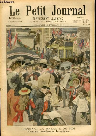 LE PETIT JOURNAL - supplément illustré numéro 607 - PENDANT …